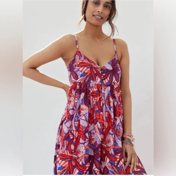 Anthropologie Claire Colin Abstract Jumpsuit Size Medium The Art of Anthro - Picture 6 of 13